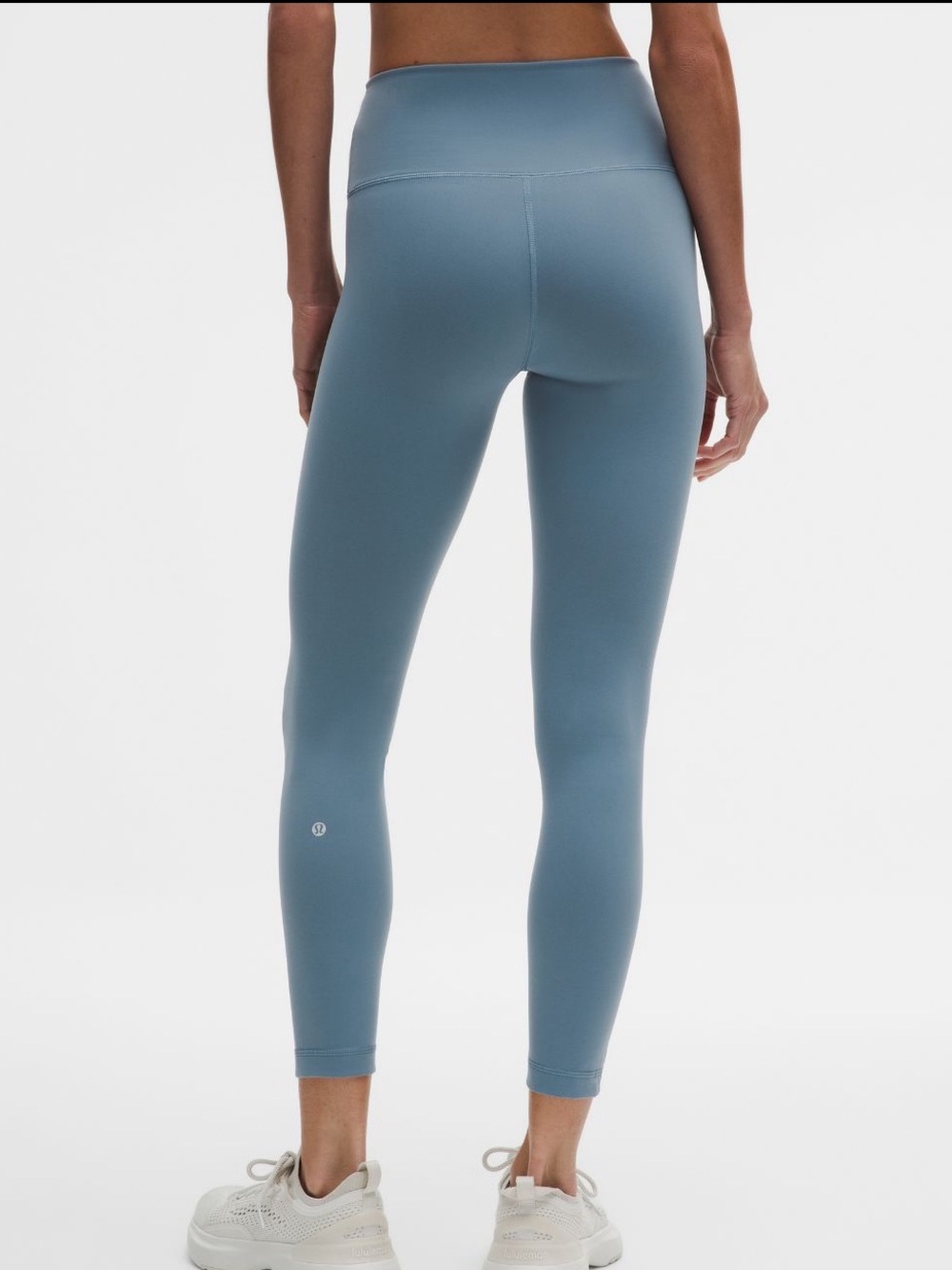 Lululemon Wunder Train No Line High-Rise Tight 25” Steel Blue Size 12 NWOT